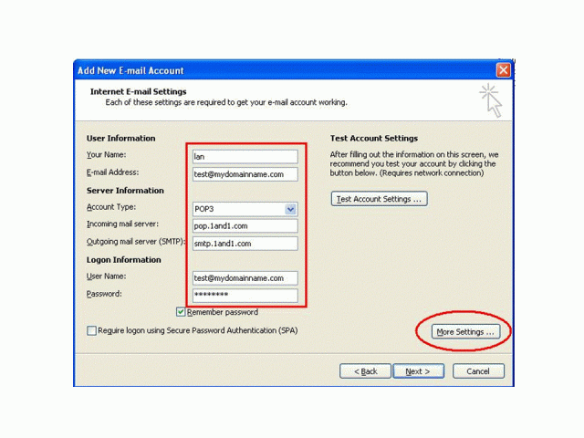 Outlook 2007 POP3 6